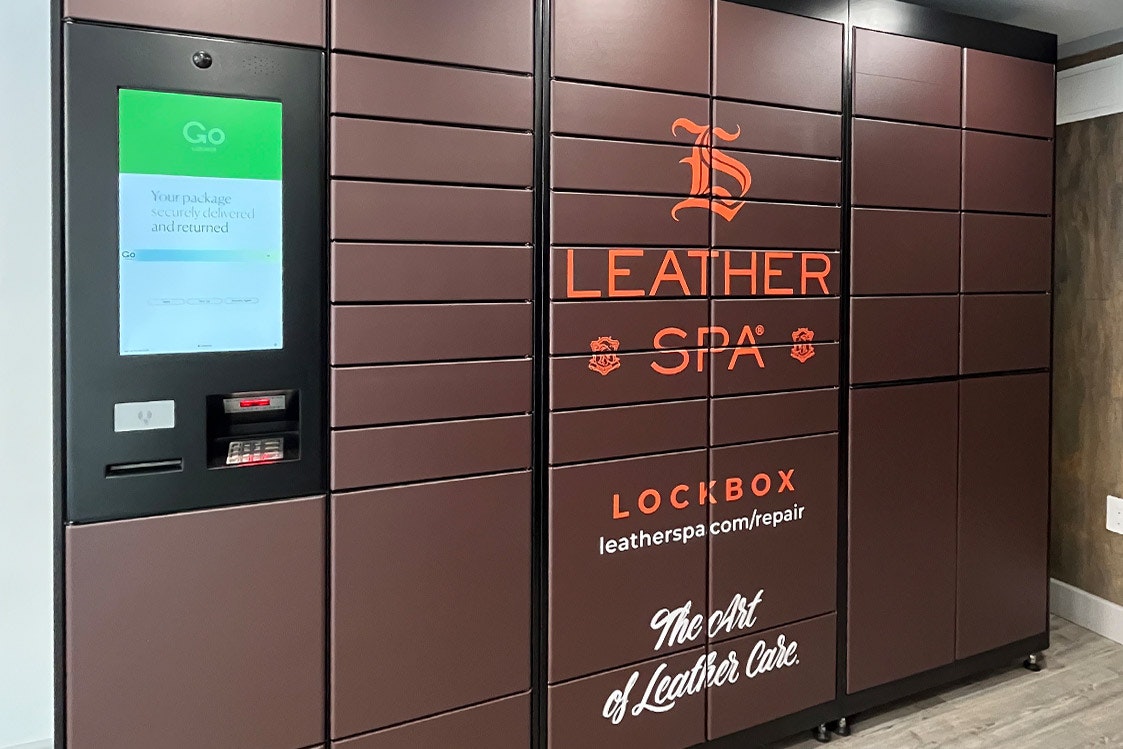Photo of Leather Spa Lockbox in partnership with GoLocker